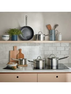 Denby Stainless Steel 5 Piece Pan Set -Home Comprehensive U4YGA SQ3 0000000088 NO COLOR SLd1