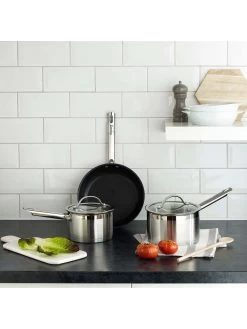 Denby Stainless Steel 5 Piece Pan Set -Home Comprehensive U4YGA SQ4 0000000088 NO COLOR SLd2