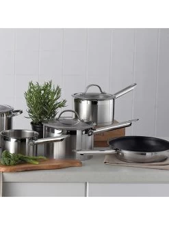 Denby Stainless Steel 5 Piece Pan Set -Home Comprehensive U4YGA SQ6 0000000088 NO COLOR SLd4