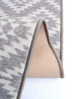 Aztec Grey Diamond Runner & Doormat Set 57x150 -Home Comprehensive U9KTP SQ4 0000000005 GREY SLd1