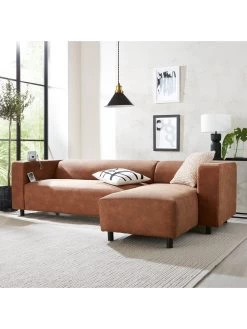 Very Home Clarkson Faux Leather Right Hand Corner Chaise Sofa - FSC® Certified 9 Very Home Clarkson Faux Leather Right Hand Corner Chaise Sofa - FSC® Certified -Home Comprehensive UENHL SQ2 0000000465 CHESTNUT RSr