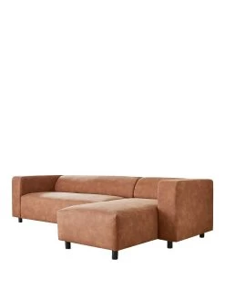 Very Home Clarkson Faux Leather Right Hand Corner Chaise Sofa - FSC® Certified 10 Very Home Clarkson Faux Leather Right Hand Corner Chaise Sofa - FSC® Certified -Home Comprehensive UENHL SQ4 0000000465 CHESTNUT SLa