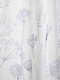 Catherine Lansfield Meadowsweet Floral Tab Top Sheer Curtain Panel - White 8 Catherine Lansfield Meadowsweet Floral Tab Top Sheer Curtain Panel - White -Home Comprehensive UFWXU SQ3 0000000013 WHITE SLd1