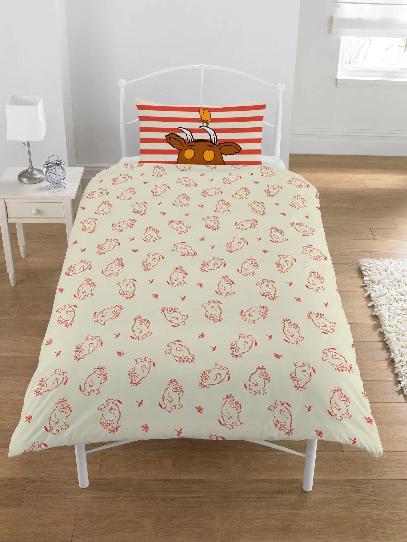 The Gruffalo Single Duvet Cover Set - Multi 4 The Gruffalo Single Duvet Cover Set - Multi - Image 2