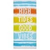 Catherine Lansfield High Tides Beach Towel -Home Comprehensive UHQGD SQ1 0000000020 BLUE SLf