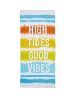 Catherine Lansfield High Tides Beach Towel