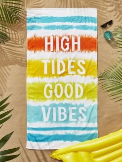 Catherine Lansfield High Tides Beach Towel 10 Catherine Lansfield High Tides Beach Towel -Home Comprehensive UHQGD SQ3 0000000020 BLUE SLd1