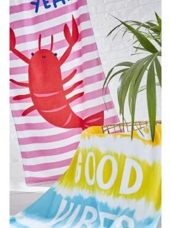 Catherine Lansfield High Tides Beach Towel 11 Catherine Lansfield High Tides Beach Towel -Home Comprehensive UHQGD SQ4 0000000020 BLUE SLd2