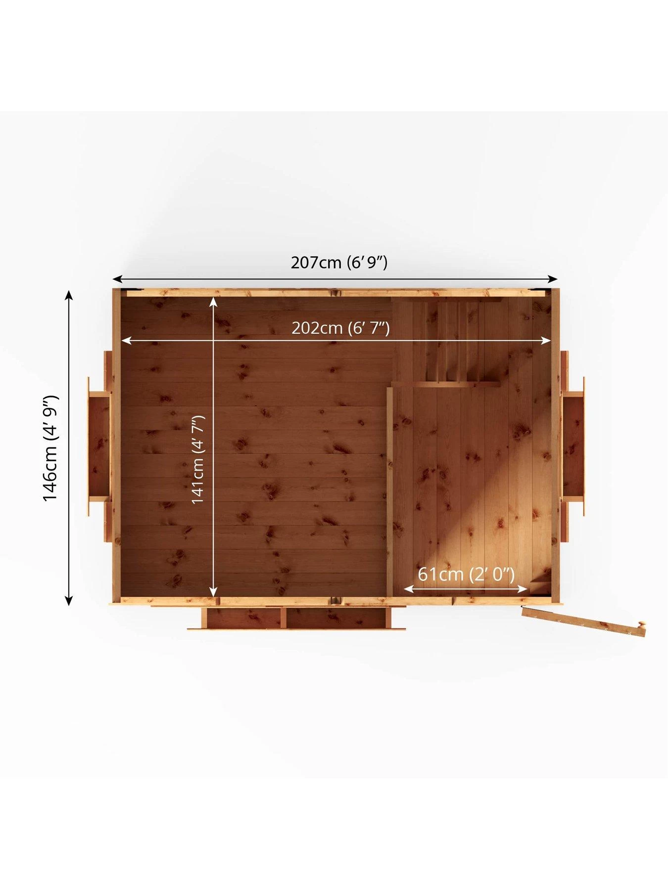 MERCIA Double Storey Swiss Cottage 7 X 5 8 MERCIA Double Storey Swiss Cottage 7 X 5 - Image 6