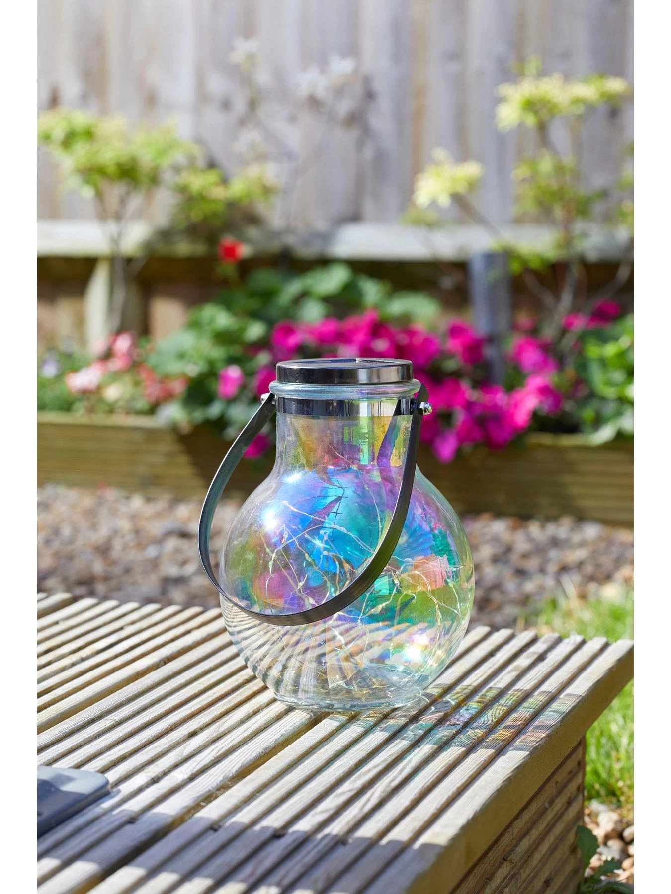 Smart Solar Firefly Opal Lantern, 2pk 4 Smart Solar Firefly Opal Lantern, 2pk - Image 2