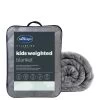 Silentnight Wellbeing Weighted Blanket 3kg - Grey 2 Silentnight Wellbeing Weighted Blanket 3kg - Grey -Home Comprehensive UJUJK SQ1 0000000005 GREY SLf