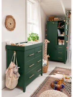 Mamas & Papas Melfi Cotbed & Dresser - Green -Home Comprehensive ULNWJ SQ4 0000000047 GREEN SLd