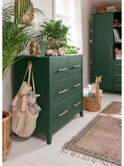 Mamas & Papas Melfi Cotbed & Dresser - Green -Home Comprehensive ULNWJ SQ5 0000000047 GREEN SLd1