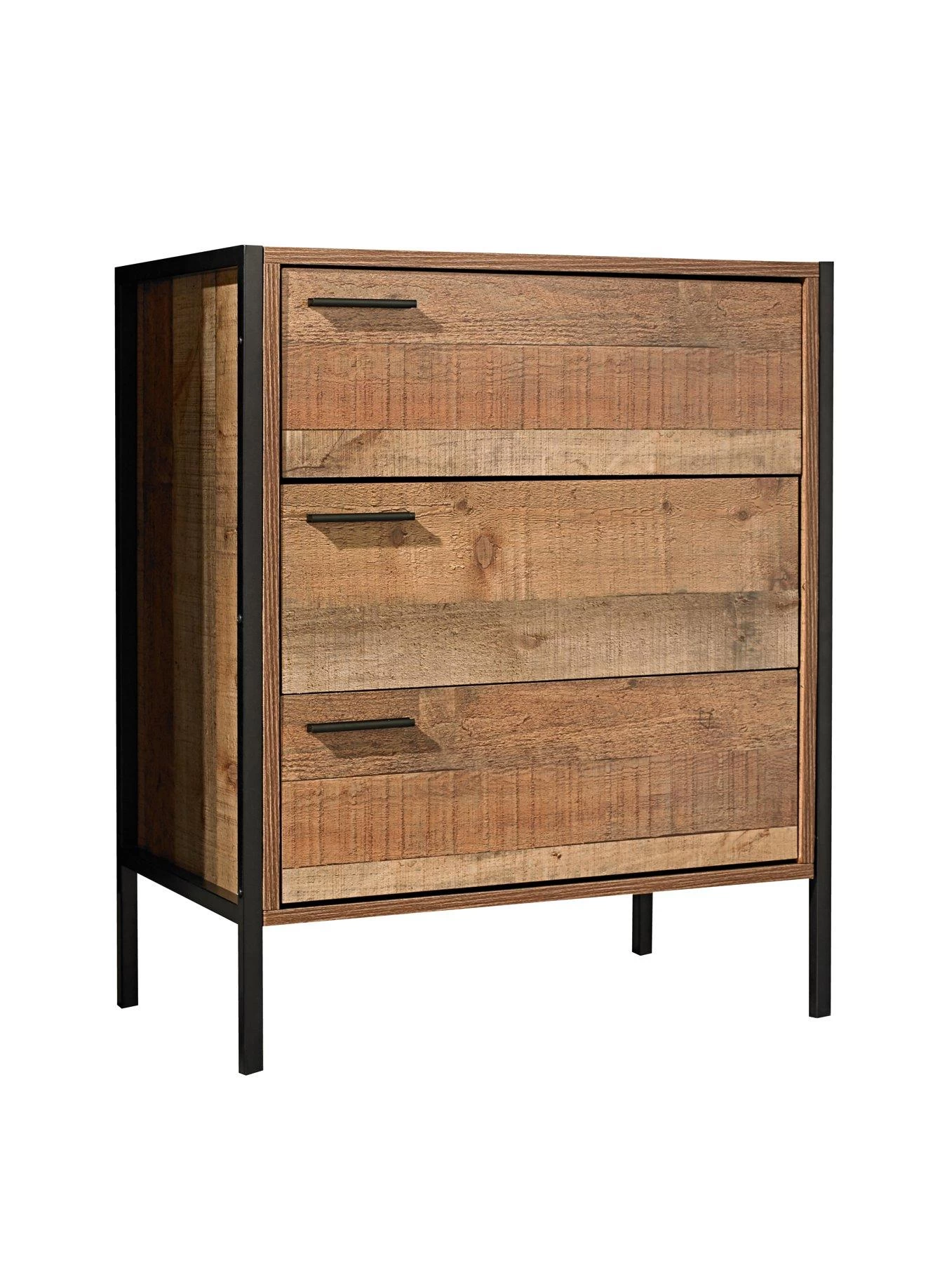 LPD Furniture Hoxton 3 Drawer Chest 7 LPD Furniture Hoxton 3 Drawer Chest - Image 5