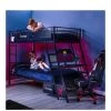 X Rocker Armada Dual Bunk Bed With Gaming Desk -Home Comprehensive UNNVC SQ2 0000000004 BLACK SLf