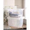 Wham Set Of 3 Clear Crystal 28-Litre Plastic Storage Boxes -Home Comprehensive UPFYZ SQ1 0000000647 CLEAR SLf