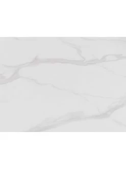 Julian Bowen Palermo 100 Cm Round Pedestal Dining Table - White Marble/Gold -Home Comprehensive UPPUD SQ5 0000000013 WHITE SLd1