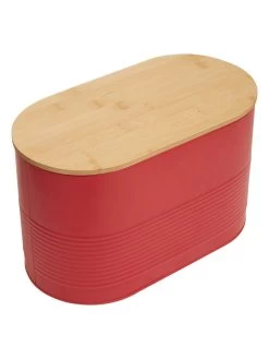 Premier Housewares Alton Red Bread Bin -Home Comprehensive UR4M7 SQ3 0000000017 RED SLd1