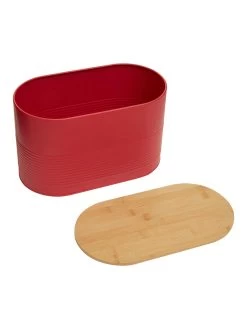 Premier Housewares Alton Red Bread Bin -Home Comprehensive UR4M7 SQ4 0000000017 RED SLd2