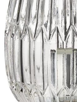 Very Home Emma Ribbed Touch Table Lamp - Clear Chrome -Home Comprehensive UR7HL SQ4 0000005361 CLEAR CHROME SLd1