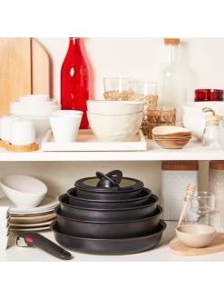 Tefal Ingenio 3pc Removable Handle, Stackable Induction Pan Set L3979053 13 Tefal Ingenio 3pc Removable Handle, Stackable Induction Pan Set L3979053 -Home Comprehensive UR8NJ SQ5 0000000004 BLACK SLd3