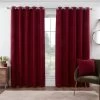 Sundour Rivington Eyelet Curtains 1 Sundour Rivington Eyelet Curtains -Home Comprehensive URL93 SQ1 0000000103 WINE SLf