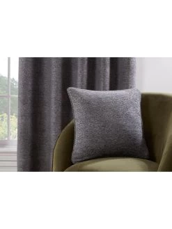 Sundour Rivington Eyelet Curtains -Home Comprehensive URL93 SQ5 0000000005 GREY RSr