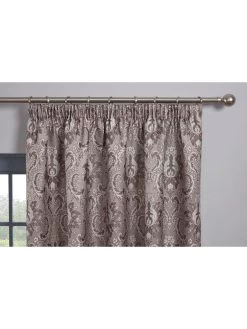 Sundour Tegola Pencil Pleat Curtains -Home Comprehensive URLAZ SQ2 0000000071 CHARCOAL SLd