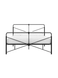 Queer Eye Leopold Metal Bed -Home Comprehensive URLH7 SQ5 0000000004 BLACK SLd2