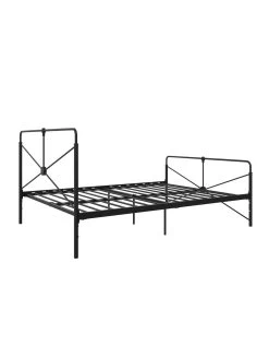 Queer Eye Leopold Metal Bed -Home Comprehensive URLH7 SQ6 0000000004 BLACK SLd3