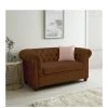 Very Home Chester Chesterfield Leather Look 2 Seater Sofa - Chocolate - FSC® Certified 2 Very Home Chester Chesterfield Leather Look 2 Seater Sofa - Chocolate - FSC® Certified -Home Comprehensive URLHV SQ1 0000000008 CHOCOLATE SLf