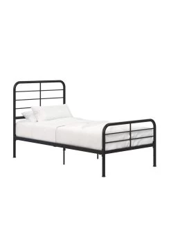 Queer Eye Millie Metal Bed -Home Comprehensive URLNV SQ3 0000000004 BLACK SLd