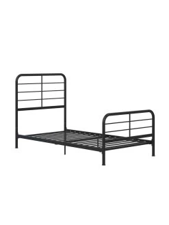 Queer Eye Millie Metal Bed -Home Comprehensive URLNV SQ7 0000000004 BLACK DGy