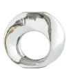 Very Home Isabella Circle Ceramic Vase In Silver 1 Very Home Isabella Circle Ceramic Vase In Silver -Home Comprehensive UT8CR SQ1 0000000035 SILVER SLf