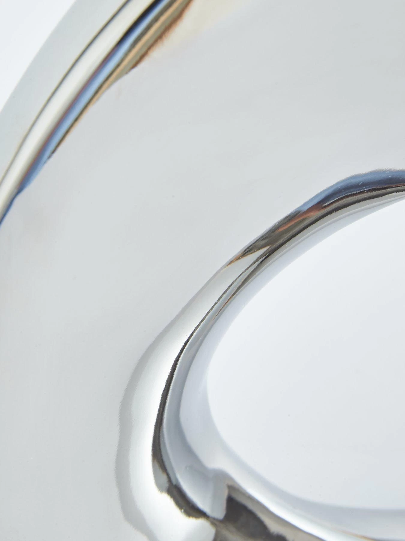 Very Home Isabella Circle Ceramic Vase In Silver 5 Very Home Isabella Circle Ceramic Vase In Silver - Image 3