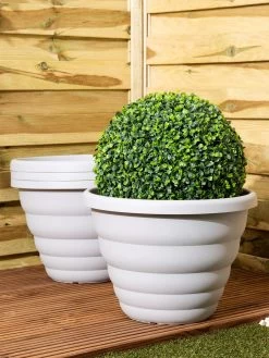 Wham Set Of 4 H344 Beehive 48cm Round Pot