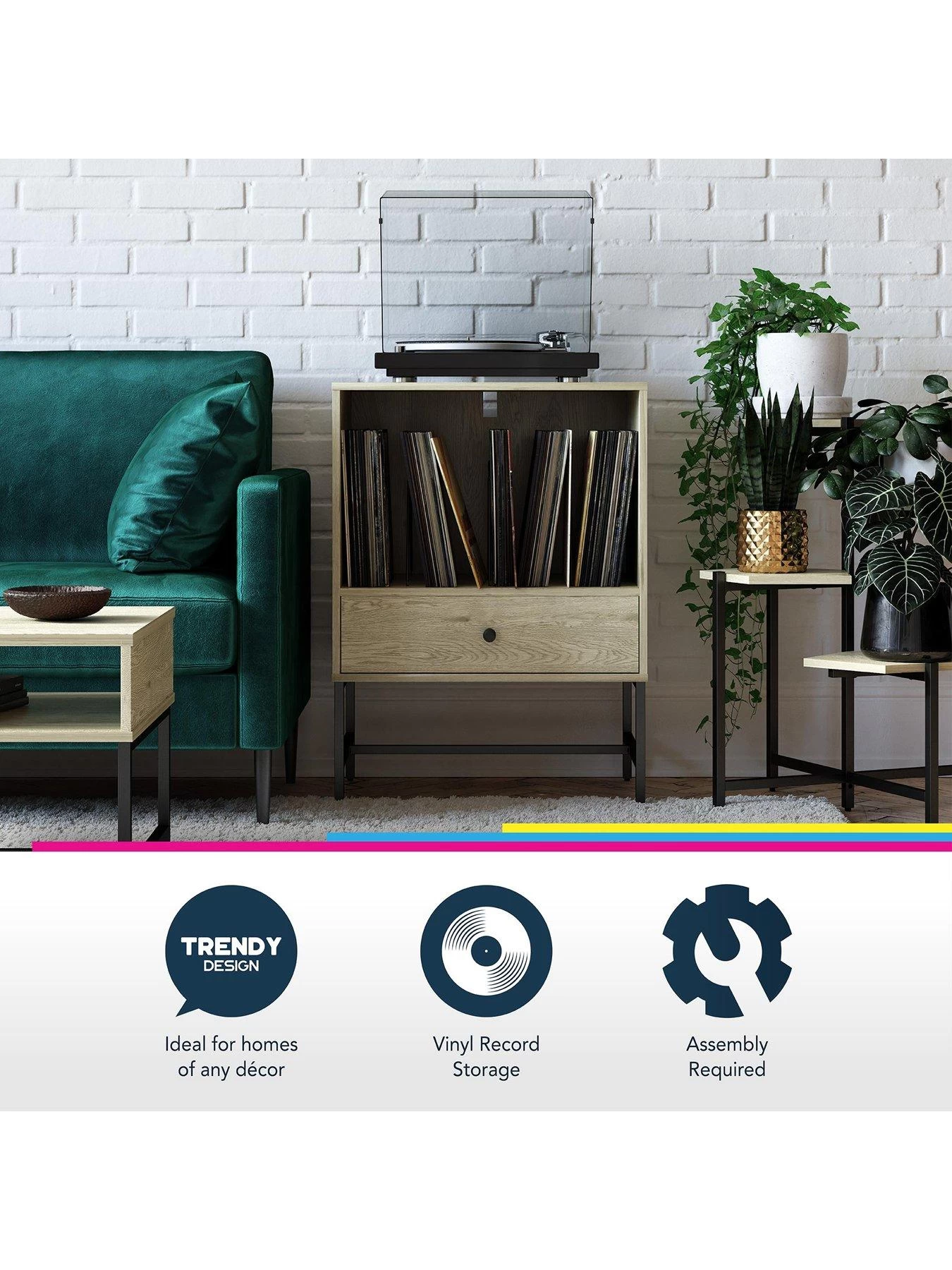 Queer Eye Tamlin Record Stand 8 Queer Eye Tamlin Record Stand - Image 6