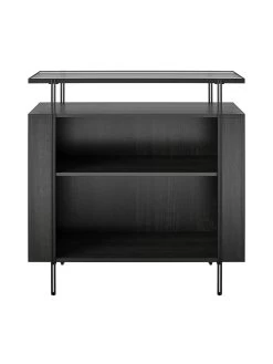 Queer Eye Wainwright Bar Cabinet 11 Queer Eye Wainwright Bar Cabinet -Home Comprehensive UTFC9 SQ4 0000014812 BLACK OAK SLd1