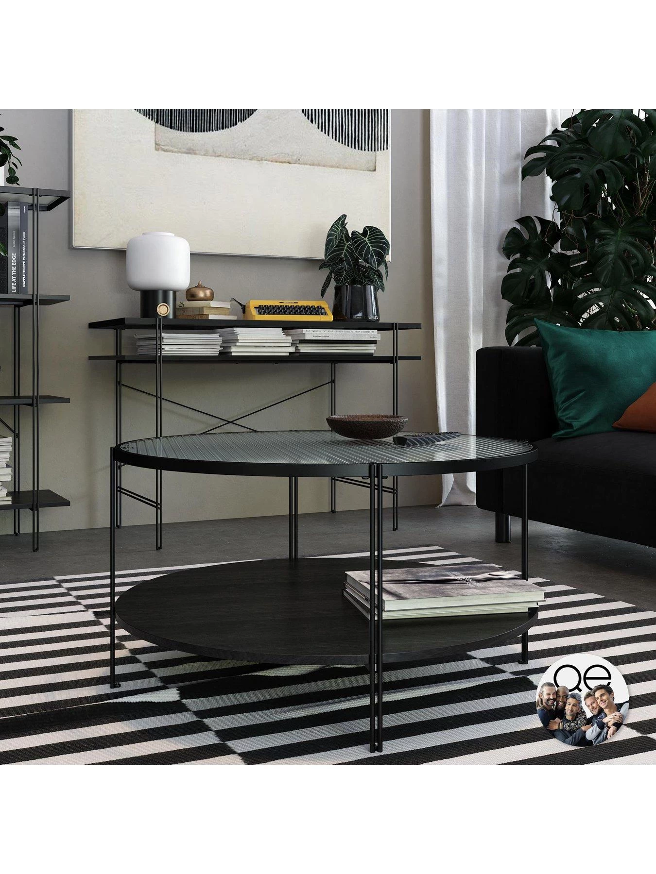 Queer Eye Wainwright Round Coffee Table 3 Queer Eye Wainwright Round Coffee Table