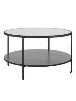 Queer Eye Wainwright Round Coffee Table 10 Queer Eye Wainwright Round Coffee Table -Home Comprehensive UTFCB SQ3 0000014812 BLACK OAK SLd