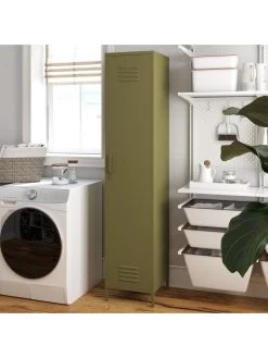 Queer Eye Bradford Single Metal Storage Cabinet - Green 12 Queer Eye Bradford Single Metal Storage Cabinet - Green -Home Comprehensive UTFFH SQ5 0000000047 GREEN SLd2