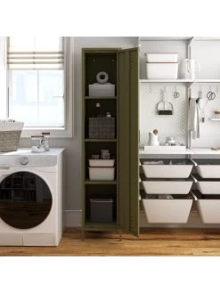 Queer Eye Bradford Single Metal Storage Cabinet - Green 13 Queer Eye Bradford Single Metal Storage Cabinet - Green -Home Comprehensive UTFFH SQ6 0000000047 GREEN RSr1