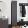 Queer Eye Bradford Single Metal Storage Cabinet - Grey -Home Comprehensive UTFFK SQ1 0000000005 GREY RSr