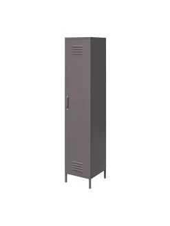 Queer Eye Bradford Single Metal Storage Cabinet - Grey -Home Comprehensive UTFFK SQ6 0000000005 GREY RSr1