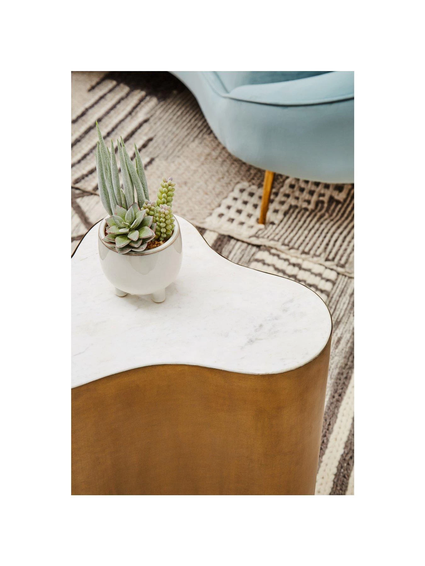 Premier Housewares Fiori Mixed Succulents In White Pot 7 Premier Housewares Fiori Mixed Succulents In White Pot - Image 5