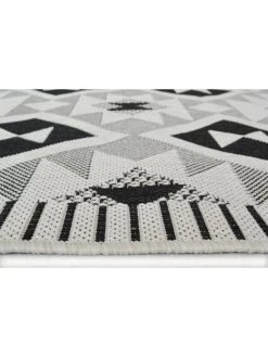 Very Home Tribal Indoor/Outdoor Flatweave -Home Comprehensive UUU54 SQ5 0000000830 MONOCHROME SLd2