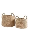 Very Home Set 2 Arrow Weaved Baskets 2 Very Home Set 2 Arrow Weaved Baskets -Home Comprehensive UUU6C SQ1 0000001277 LIGHT BROWN SLf