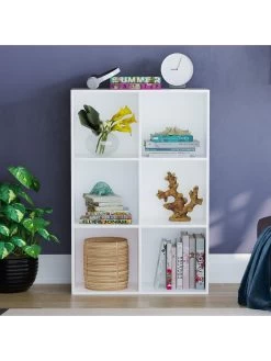 Vida Designs Durham 2 x 3 Cube Storage Unit - White -Home Comprehensive UVJ5W SQ6 0000000013 WHITE SLd2