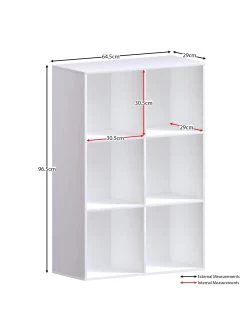 Vida Designs Durham 2 x 3 Cube Storage Unit - White -Home Comprehensive UVJ5W SQ7 0000000013 WHITE DGy
