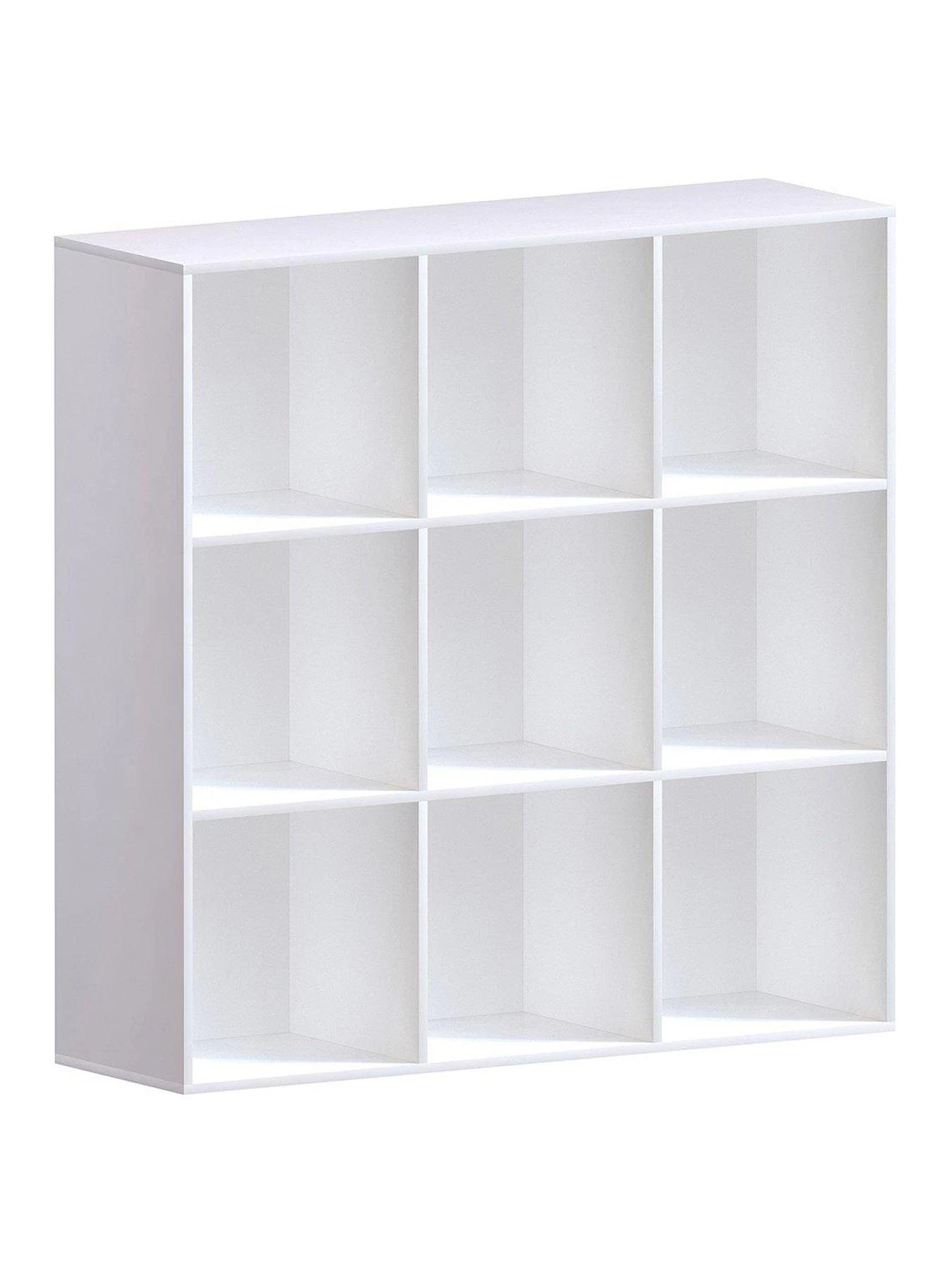 Vida Designs Durham 3 X 3 Cube Storage Unit - White 4 Vida Designs Durham 3 X 3 Cube Storage Unit - White - Image 2